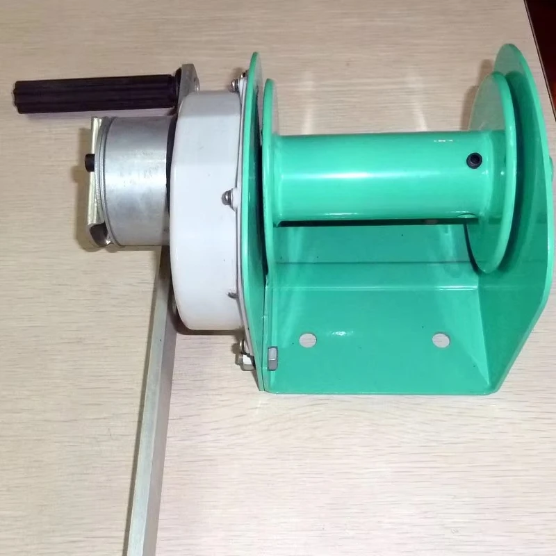 Portable Wire Rope Hand Rod Winch HUTZ 100kg Multifunctional Self-locking Gear Winch HWL010 Manual Boat Trailer Roller Winch - Image 5