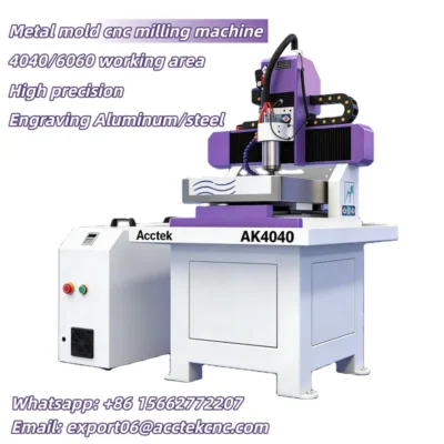 Grabador CNC de Precisión para Metal, Mini Fresadora CNC 3D para Hierro, Acero, Latón, Aluminio, Router CNC para Tallado de Joyería y Moldes Metálicos