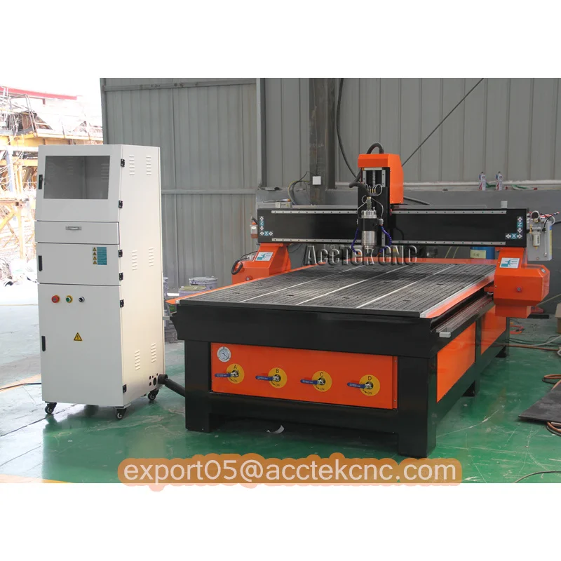 Máquinas de tallado CNC, enrutador de 3 ejes, 4 ejes, 5 ejes, carpintería, carpintería, grabador de plástico, PVC acrílico, 1300x2500cm - Image 3