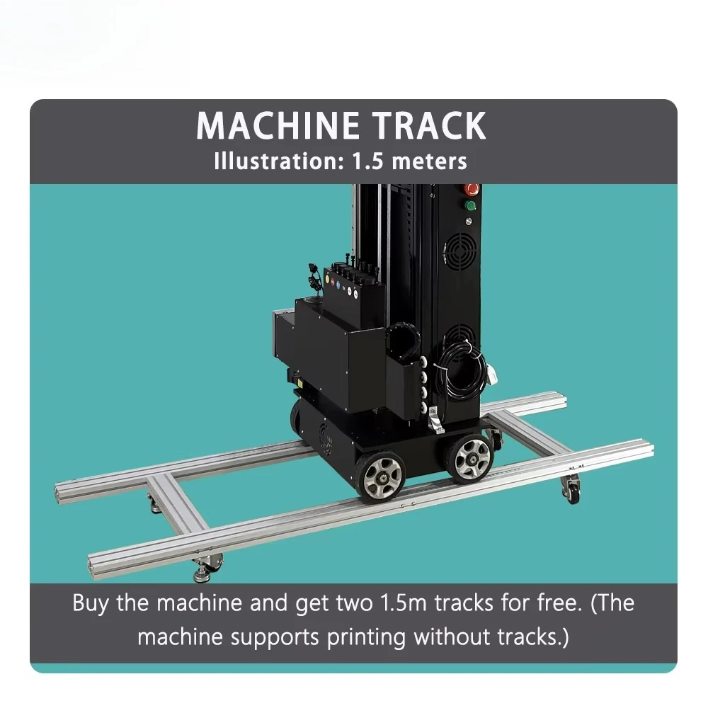 Impressora de Parede 3D com Rodas LC-A2, Equipamento Grande, Robô de Pintura Vertical, Pintura Automática de Paisagens - Image 5