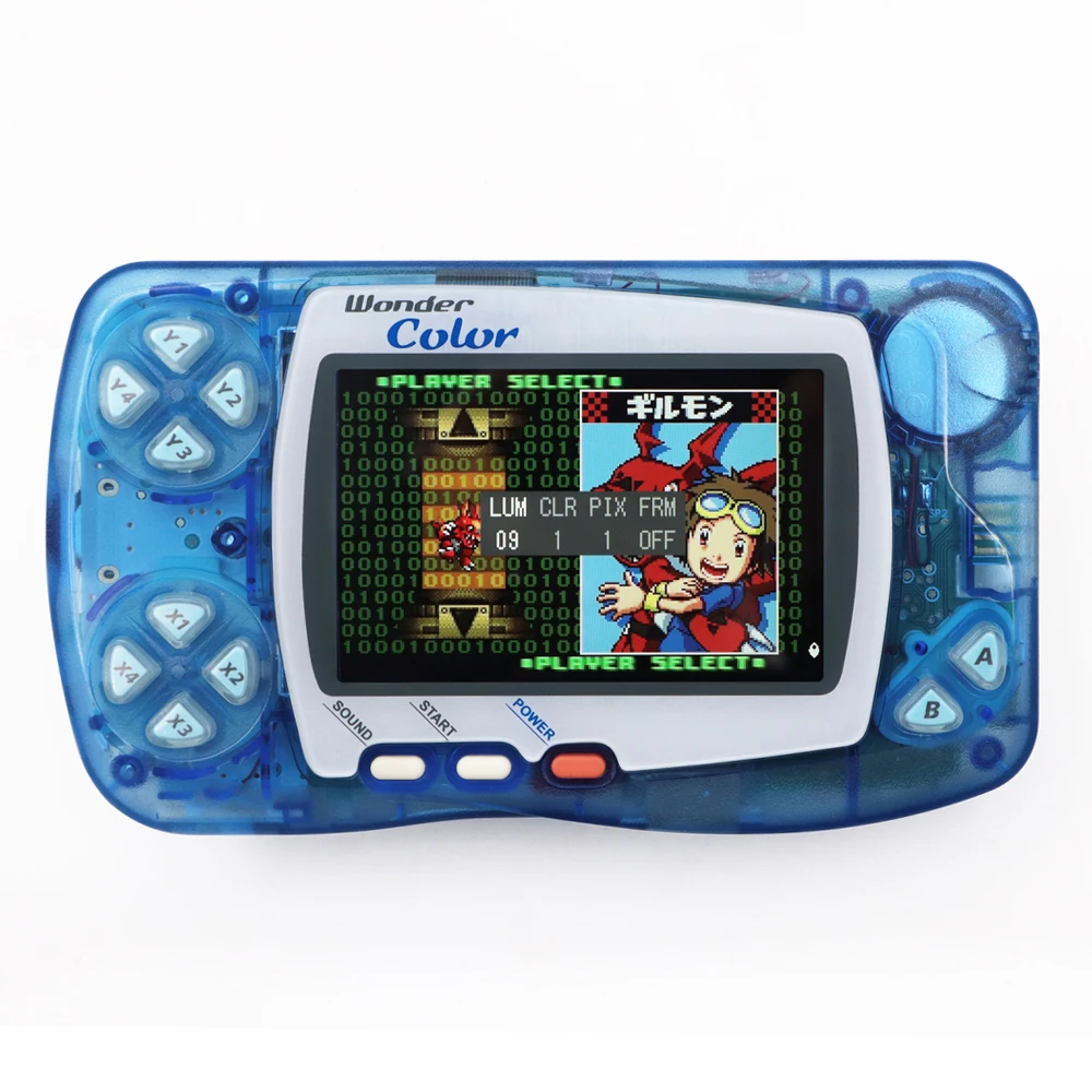 Mais novo wsc hightlight ips tela lcd kit diy backlight brilho para bandai maraiswan cor para maravilha cisne cor console de jogos - Image 5
