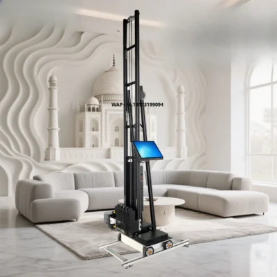 Impressora Vertical Printava, Máquina de Impressão em Parede 3D com Tinta UV para Decoração de Interiores e Exteriores