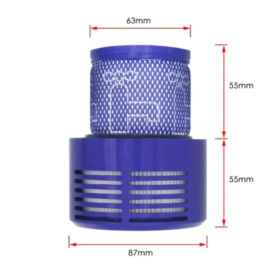 Unidade de filtro grande lavável para aspirador de pó sem fio Dyson V10 Sv12 Cyclone Animal Absolute Total Clean, filtro de substituição