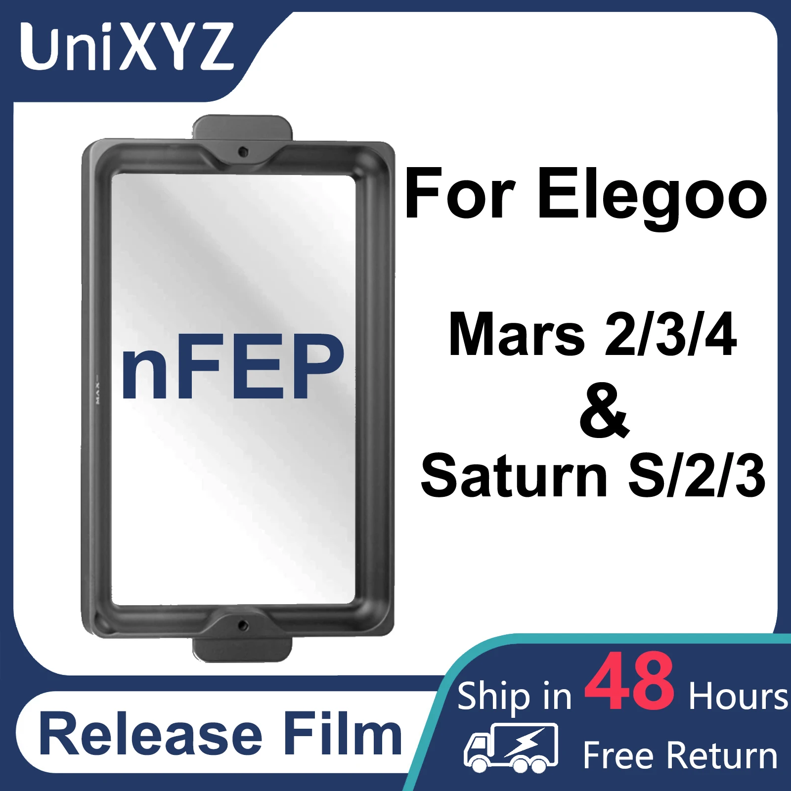 Filme de liberação nfep, 2 peças/5 peças para elegoo mars 2 3 4 max pro dlp saturno 4 3 2 ultra 4k 8k 12k resina uv impressora 3d filme de liberação fpa