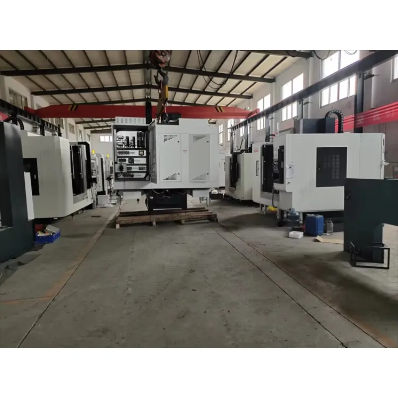 Centro de Usinagem Vertical VMC 850 960 1060 1270 com Guias Lineares, Fresadora CNC de 3, 4 e 5 Eixos