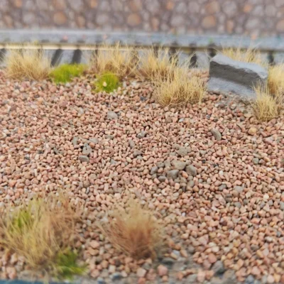  Areia Vermelha Natural Miniatura 0.5-2MM 100g para Cenários de Wargame Militar, Modelos de Ferrovias e Dioramas