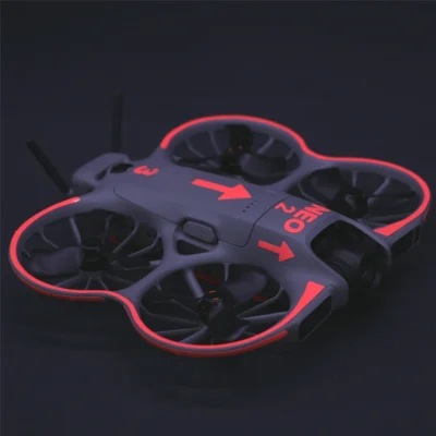 Kit de adesivos decorativos brilhantes para dji neo2, decalque de pele para drone neo2 e controlle, película protetora para acessórios neo2
