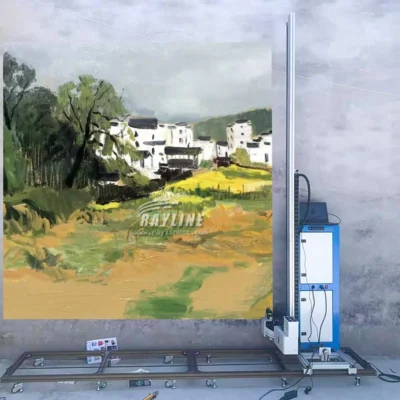 Máquina de impressão de parede uv vertical 3d 2 em 1, impressora de parede e piso para parede, piso interno e externo, vidro, madeira, cimento, pvc