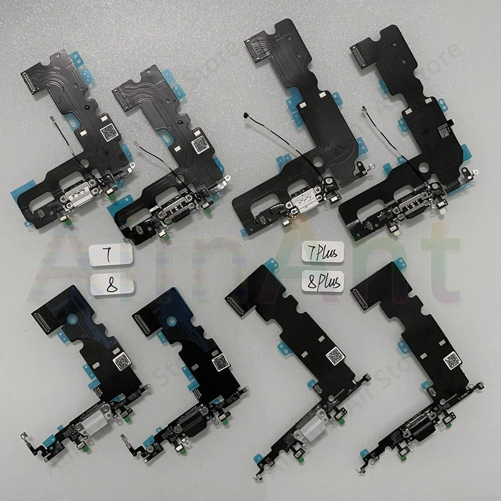 AiinAnt USB Port Charger Dock Connector Mic Charging Flex Cable For iPhone 7 8 Plus Xs Max X XR Dock Charging Flex - Image 5