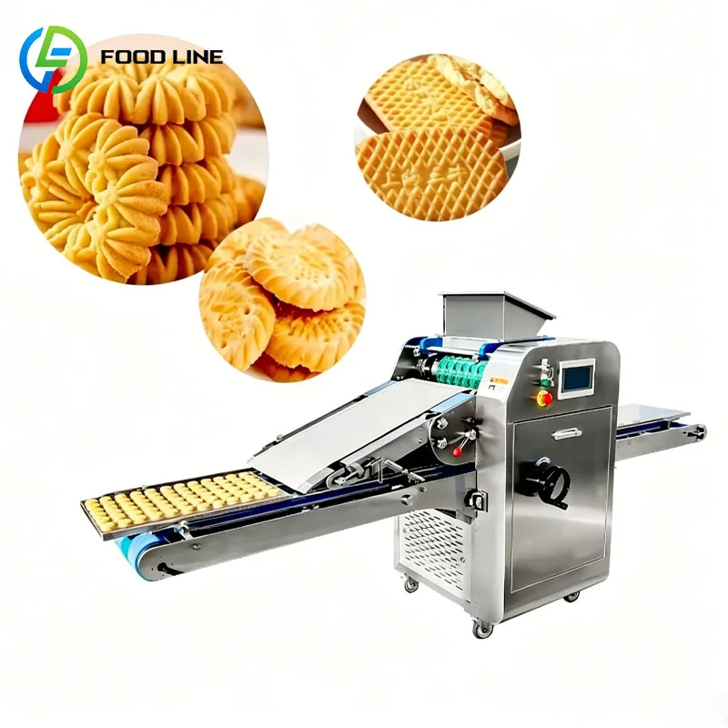 Máquina para Hacer Galletas de Alta Capacidad, Equipo Industrial para Formar y Cortar Masa de Galletas para Fábrica de Panadería, Personalizable - Image 2