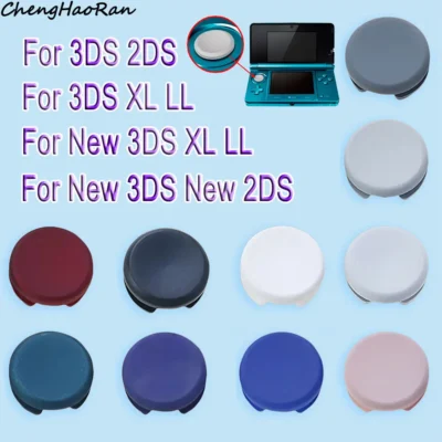 1 Peça de Tampa de Joystick Analógico para 3DS XL LL, Capa de Borracha para Thumb Stick para Novo 2DS 3DS LL XL, Peças de Reposição para Botão Circular