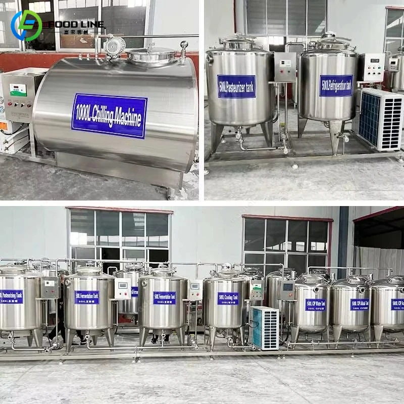 Línea de Producción de Yogur Comercial Personalizada de Gran Escala, Máquina Industrial para la Elaboración de Yogur con Homogeneizador y Pasteurizador - Image 6