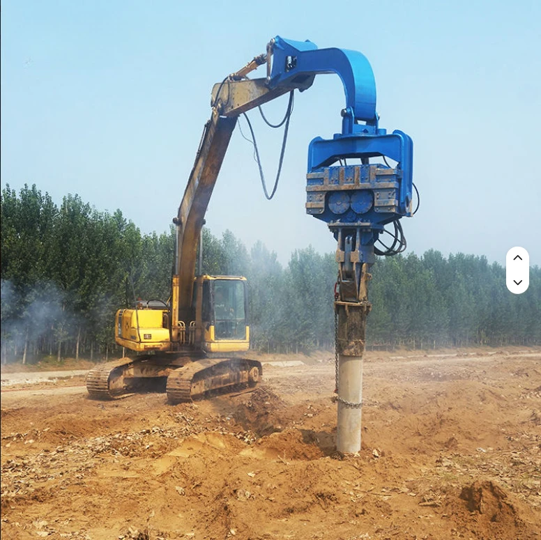 Martillo Vibratorio Hidráulico para Excavadora YuGong 18-65T, Accesorio para Máquina de Perforación de Pilotes - Image 5