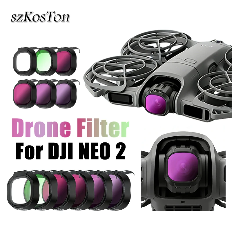 Para dji neo2 kit de filtro nd8 nd16 nd32 cpl uv drone lente conjunto filtro liberação rápida acessórios drone