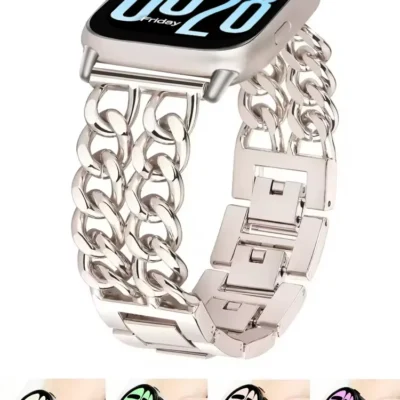Pulseiras de luxo para redmi watch 5 active/lite/xiaomi watch s4 pulseira de metal no samsung galaxy watch 7 6 5 4 clássico 20mm 22mm