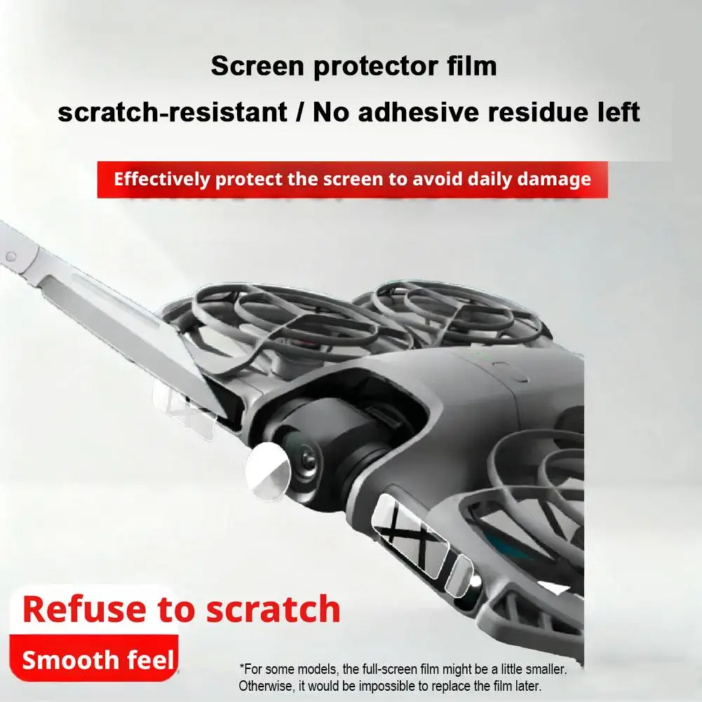 2 conjuntos para dji neo 2 lente filme de vidro temperado sensor protetor de tela de filme macio à prova de poeira resistente a riscos de alta definição - Image 3