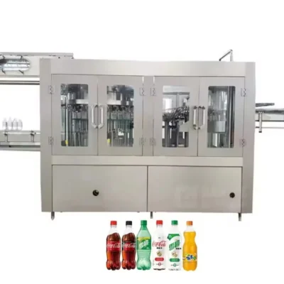Máquina Automática Personalizada para Llenado de Bebidas Carbonatadas 3 en 1, Línea de Producción de Bebidas