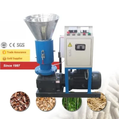 Anyang Gemco Zlsp Preço de atacado para uso doméstico e agrícola, casca de biomassa, palha, máquina de fazer pellets de madeira