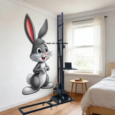 Impressora de Parede de Alta Resolução Hanjie, Máquina de Impressão Vertical Digital 3D UV para Decoração Artística