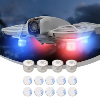 Mini luz piscante para voo noturno, cor fria, led, luz piscante para dji neo2, lâmpada de sinal voador, acessórios para drones noturnos