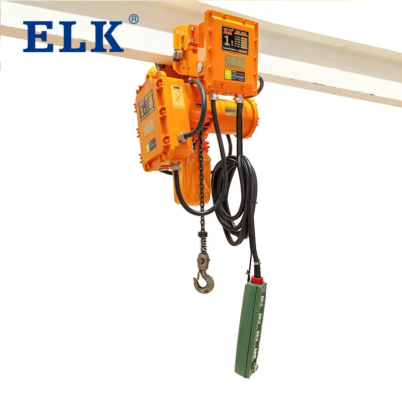 Polipasto Eléctrico de Cadena de 2 y 3 Toneladas, Resistente a Explosiones, Agua y Fuego, de ELK Supply - Image 3
