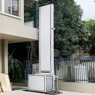 Elevador de escalera hidráulico eléctrico, 1M, 2M, 4M, 8M de altura, elevador libre de barrera interior y exterior para uso residencial de discapacitados, personalizable