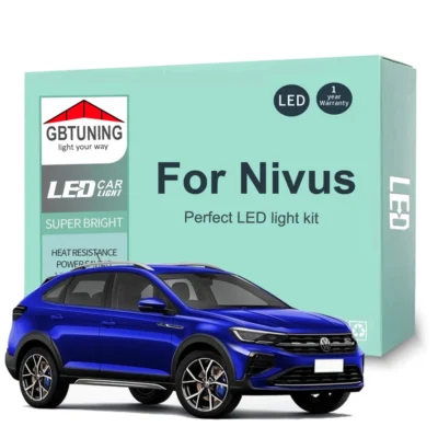 10 pçs lâmpada interior acessórios do carro para volkswagen vw vivus 2020 2021 2022 2023 canbus led leitura interior tronco caixa de luva luz