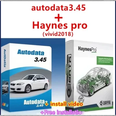 2025 Latest Haynes pro （vivid2018）+autodata3.45 Workshop Data 2018 Atris Technik Europe Car Repair Software Free Installation