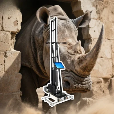 Impressora de Parede 3D UV PrintPro: Máquina Robô Vertical Automática Antiestática para Pintura de Painéis Murais em Fábricas de Eletrônicos