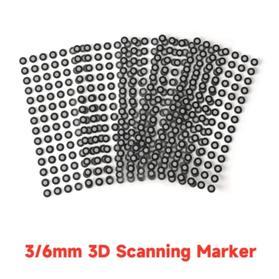 Creality 3/6mm Marcador de digitalização 3D Marcadores de ponto de referência de rastreamento 3D para Creality CR-Scan Raptor / CR-Scan Otter