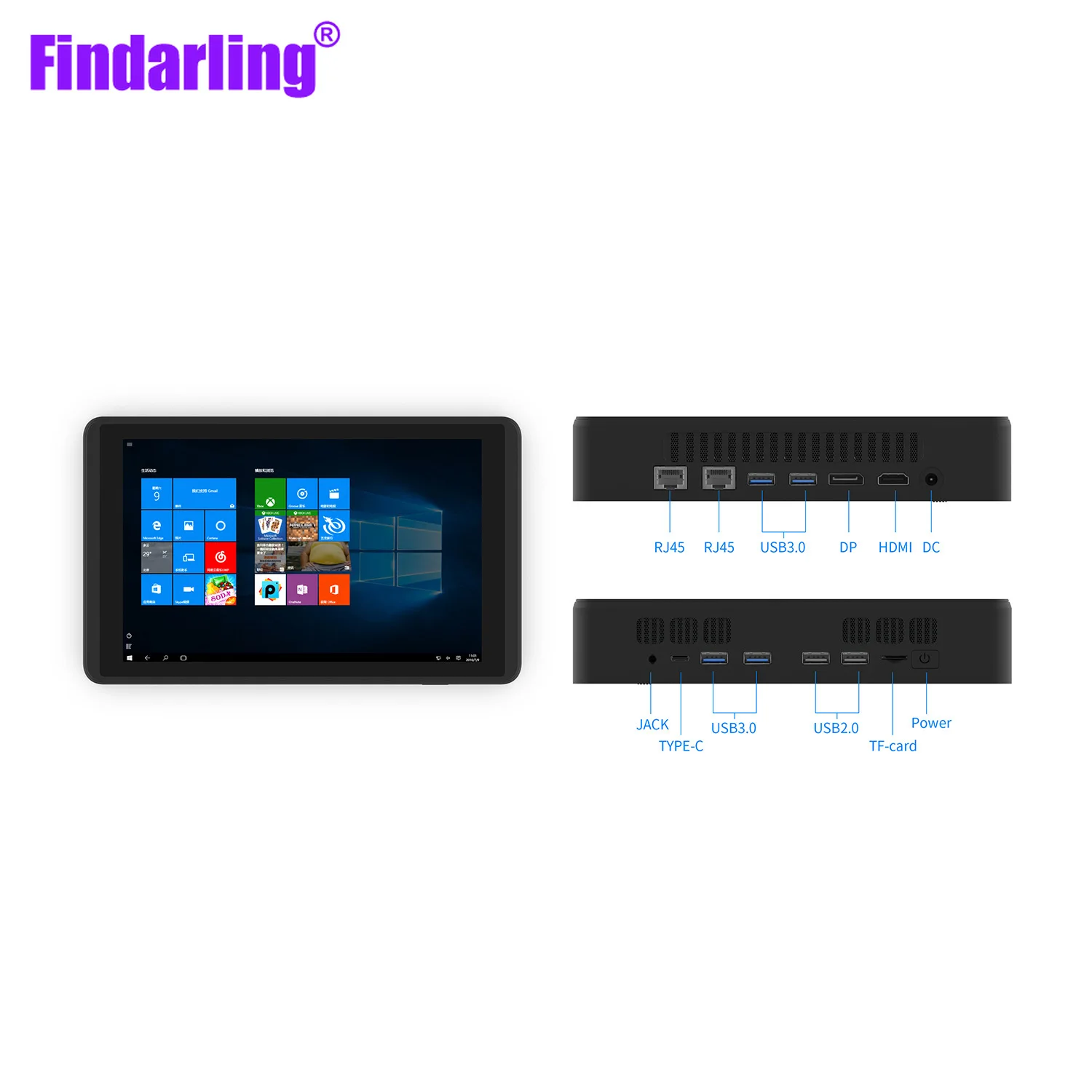 CPU Intel N95 Windows 11 mini pc com tela de toque de 8 polegadas DDR4 SSD WIFI6 tablet industrial mini pc computador tudo-em-um - Image 8