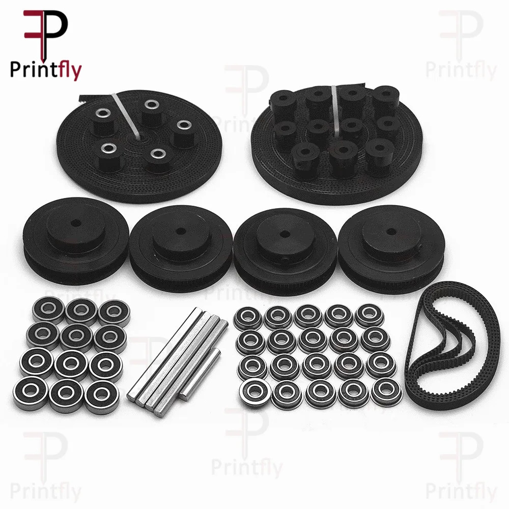 VORON 2.4 Set Motion Parts 2GT Timing Belt 2GT 16T 80T 20T Tooth Pulley 188-2GT Shaft Bearing 625 F695 2RS - Image 4