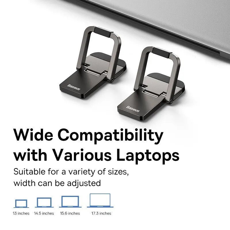 Suporte Dobrável Suporte Portátil Portátil Suporte Suporte Base de Suporte Riser Ajustável Suporte Universal para Laptop Tablet - Image 2
