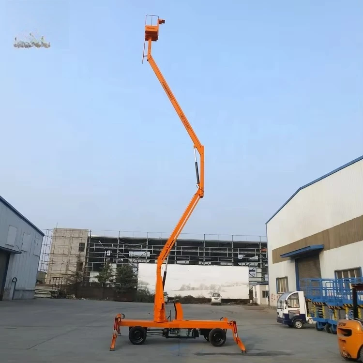 Plataforma Elevadora Articulada Autopropulsada de 14m, 16m, 18m para Terrenos Difíciles, con Motor Diésel Eléctrico y Brazo Hidráulico, para Trabajos Aéreos en la Industria Energética - Image 6