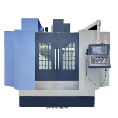Centro de Usinagem Vertical CNC de 4 Eixos VMC 1270 para Trabalhos Pesados, Fresadora de 5 Eixos para Alumínio e Aço Inoxidável