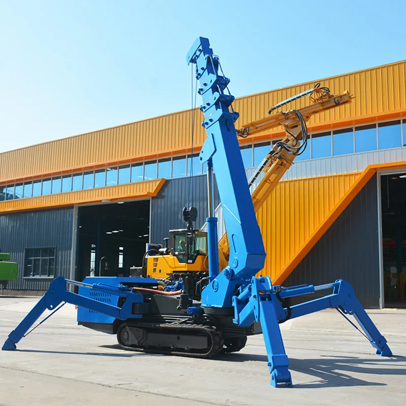 Grúa Araña de Servicio Pesado de 6 Toneladas, Grúa sobre Orugas Hidráulica con Control Remoto para Uso en Construcción e Industrial - Image 3
