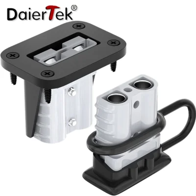 DaierTek 2 PCS 50A Bateria Conector de desconexão de conexão rápida Conector de cabo de bateria de calibre 6 a 12 Bateria de desconexão rápida