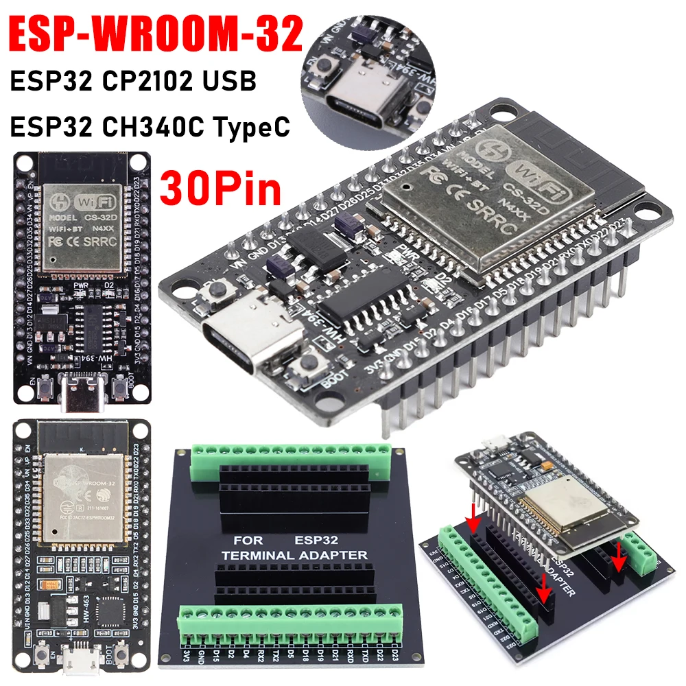 IOT Development Board WiFi+Bluetooth-compatible ESP32 -32D Development Board Ultra-Low Power Consumption - Image 2