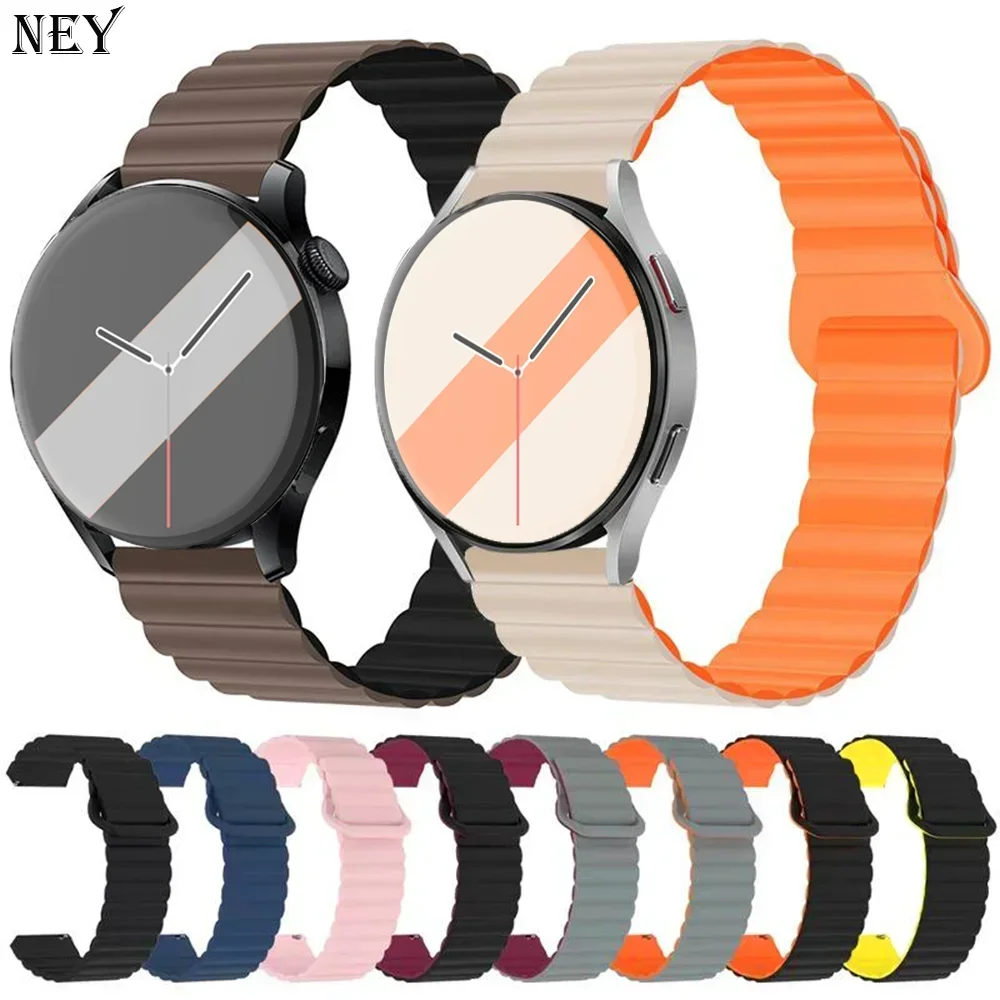 Faixa de laço magnético de 20mm 22mm para amazfit gts4/2/3/3pro/gts2 mini/gtr 4 42mm/47mm/gtr2/2e/stratos pulseira de cinto amazfit bip - Image 2