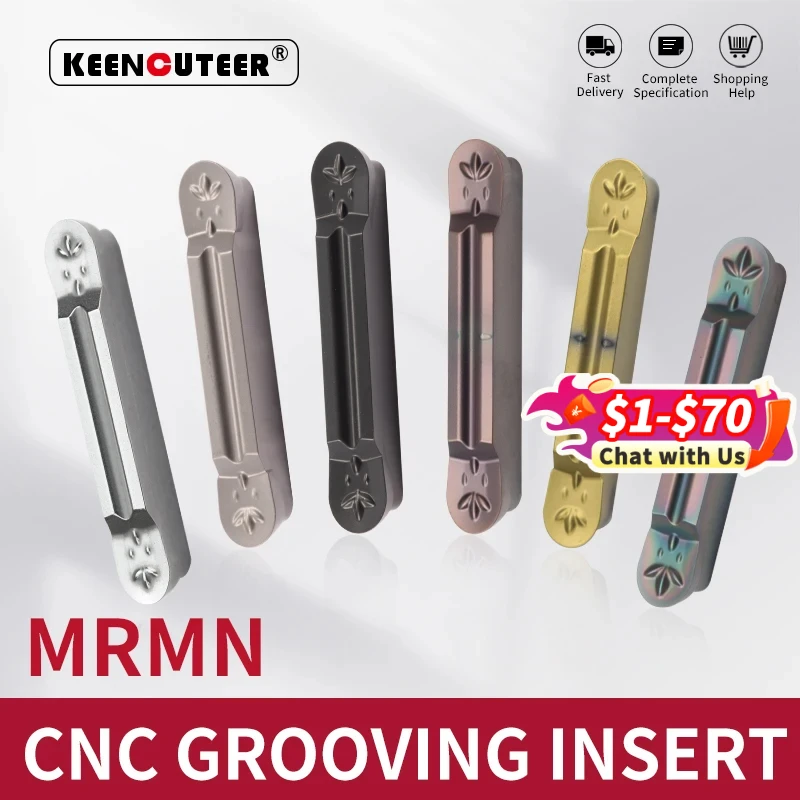 MRMN200 MRMN250 MRMN300 MRMN400 MRMN500 MRMN600 MRMN800 Carbide Insert Grooving Parting Turning Tool Cutting Blade Garage Tools