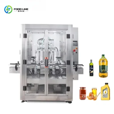 Máquina llenadora de pistón de pasta de salsa automática personalizable profesional 500ml