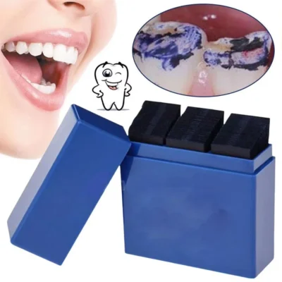 300 Folhas de Papel de Mordida Odontológico Descartável Azul/Vermelho Dupla Face para Dentistas - Material para Clareamento e Cuidados Orais Dentários