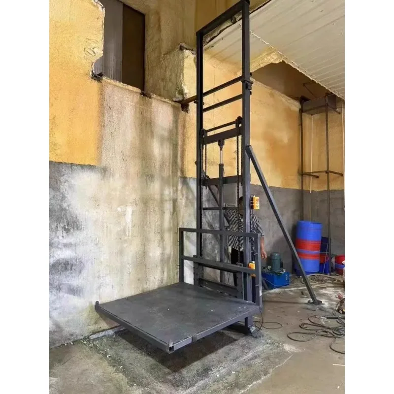 Plataforma hidráulica eléctrica personalizada del elevador de tijera de 3-15M 500kg 1Ton para el uso al aire libre interior del almacén casero