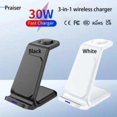 3 em 1 suporte magnético do carregador sem fio para iphone 16 15 14 13 pro max apple watch 9 8 airpods carregamento rápido para samsung xiaomi