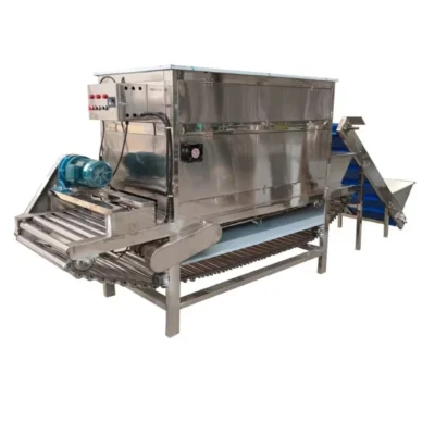 Máquina peladora de cebolla sin lesiones, capacidad de producción personalizable, peladora automática de cebolla