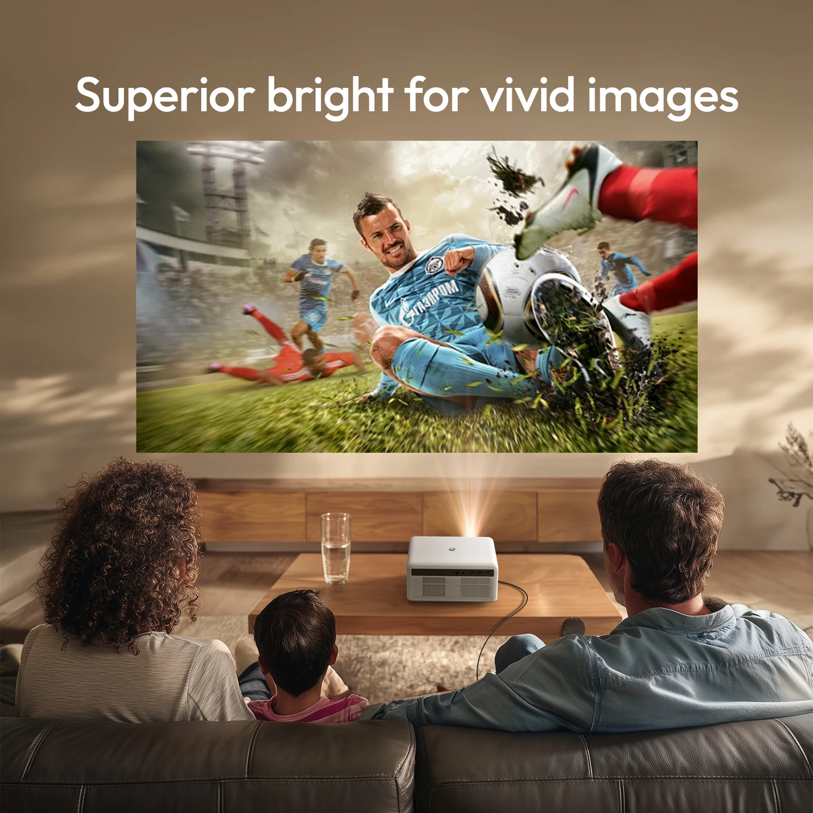 BYINTEK LOVE U14 Full HD 1080P Projetor 4K Inteligente Bluetooth WiFi 6 Suportado 1250ANSI Foco Automático Projetores de Cinema Home Theater - Image 5