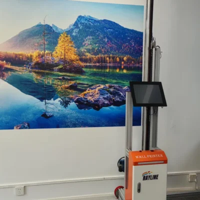 Impressora de parede 3D 5D automática inteligente UV vertical com rodas e trilhos, qualidade alemã, 9600DPI, IA, 4K, preço.
