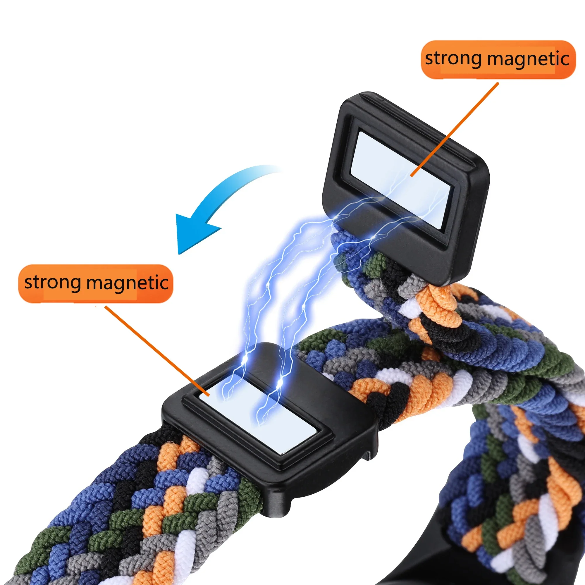 Pulseira de nylon para xiaomi mi band 9/8, pulseira esportiva respirável de alta qualidade, acessórios para mi band 10 9 nfc, pulseira de substituição - Image 5