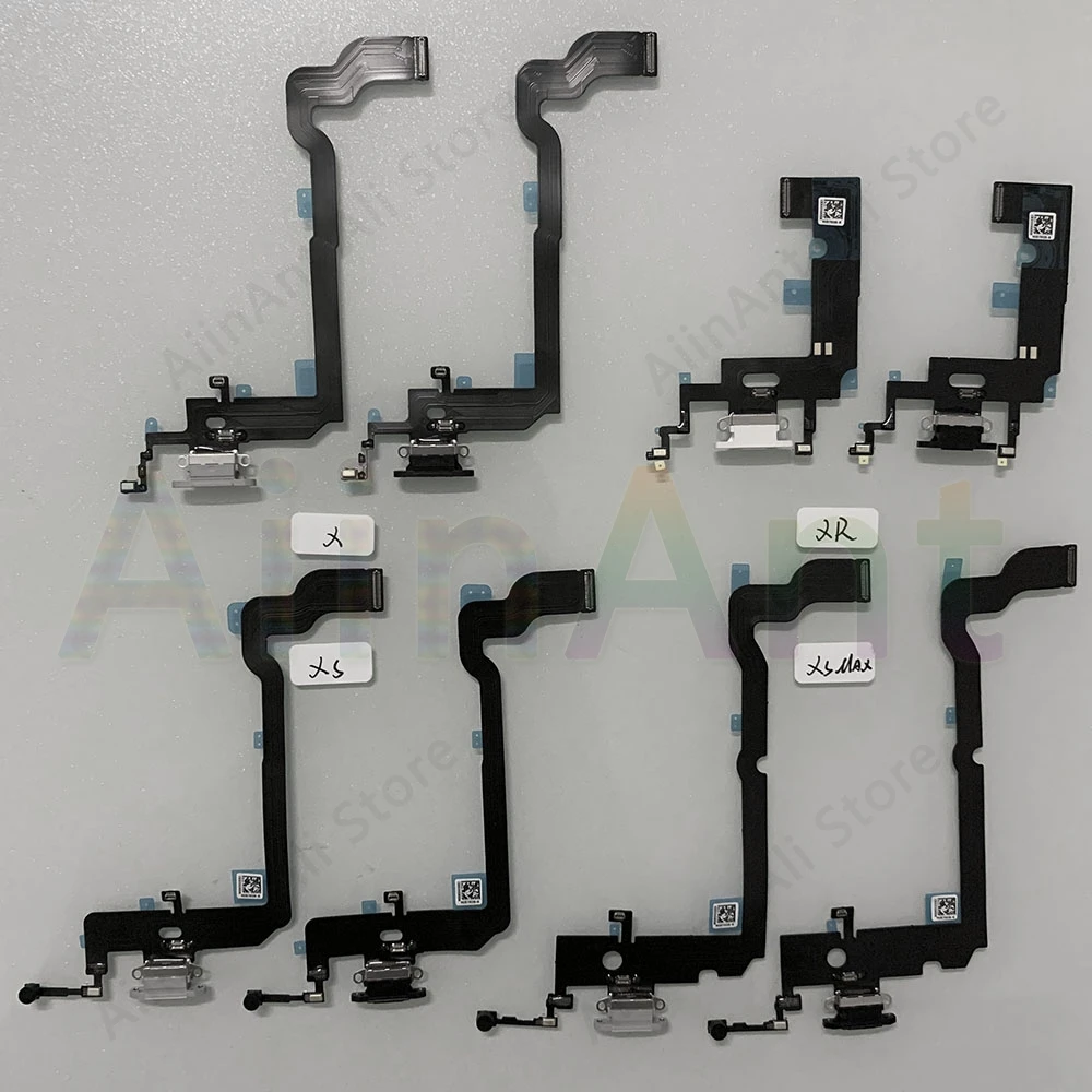 AiinAnt USB Port Charger Dock Connector Mic Charging Flex Cable For iPhone 7 8 Plus Xs Max X XR Dock Charging Flex - Image 6