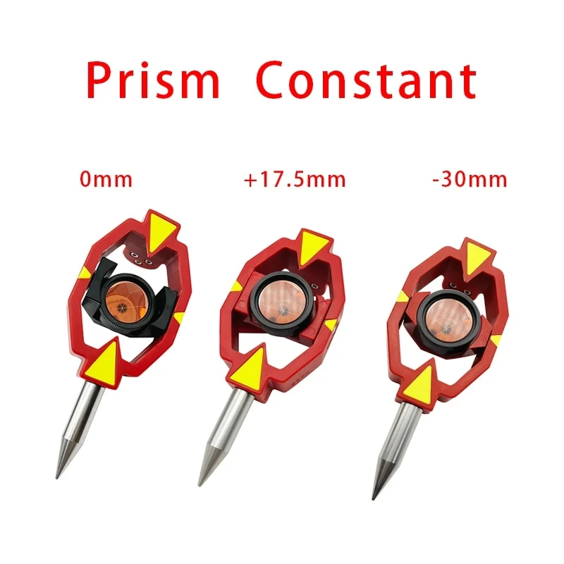 Mini Prism Reflector For Swiss Type Total Station Surveying point Constant +17.5MM/0MM/-30MM Accessories Topography